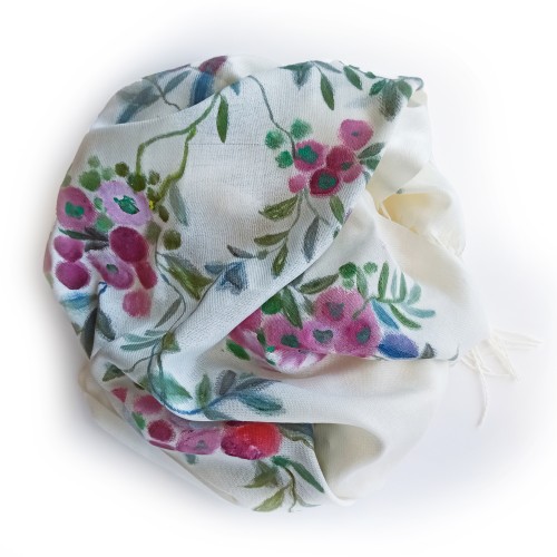 Εσάρπα Βισκόζ Ζωγραφισμένη Στο Χέρι-image2-833