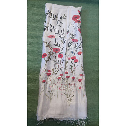 Silk Shawl Handpainted