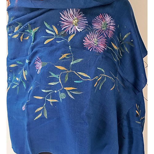 Hand Painted Silk Scarf-image2-953