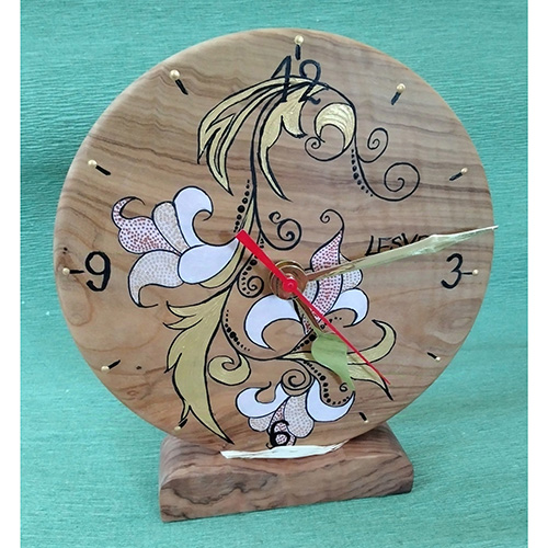 Επιτραπέζιο Ζωγραφισμένο Ρολόι  με Γερμανικό μηχανισμό -image2-999