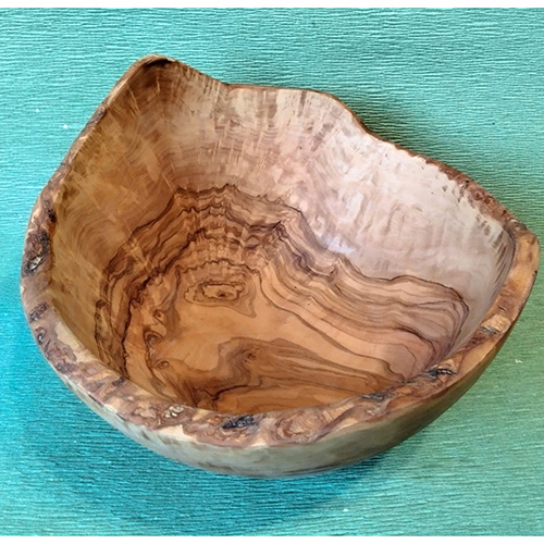 Amazing bowl from olive wood -image2-1012
