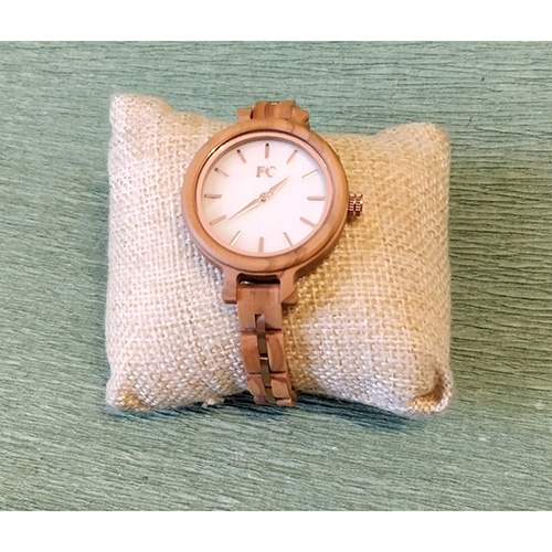   Καταπληκτικό ρολόι από ξύλο ελιάς με μπρασελέ και καντράν με φιλντισι-image2-933