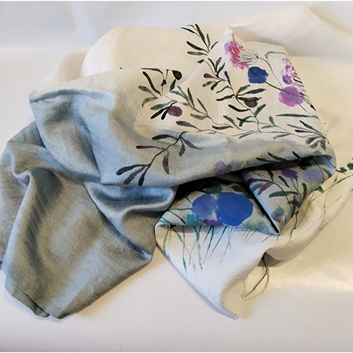 Εσάρπα Μεταξωτή ντεγκραντε ζωγραφισμένη στο χέρι-image1-899