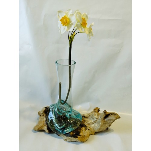 Ένα υπέροχο βάζο από κομμάτι ρίζας με φυσητό γυαλί -image2-1051