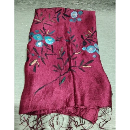Hand -painted Silk scarf-image2-721