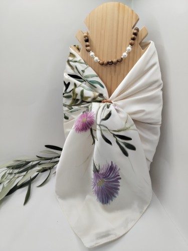 Hand-painted silk scarf-image2-1064