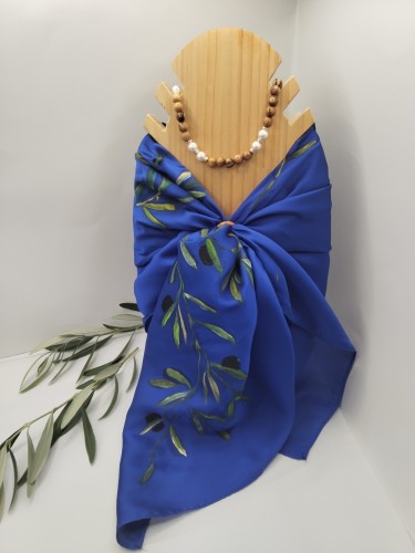 Hand-painted silk scarf-image2-1065