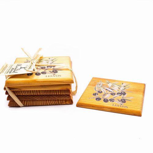 Σουβέρ Tετράγωνο Kλαδί Eλιάς -image2-239