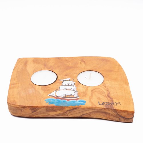 Κηροπήγιο Ελιάς Ζωγραφισμένο-image2-316