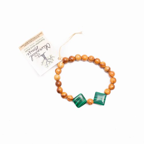 Βραχιόλι Ελαστικό Με Μαλαχίτη-image2-612