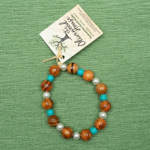 Βραχιόλι Ελαστικό Με Τιρκουάζ-image2-643